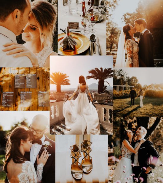 warm tones wedding presets